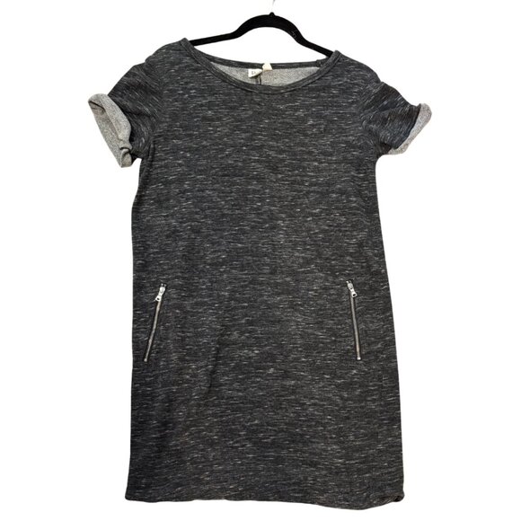 GAP Charcoal Grey “Sweatshirt” Dress – Zipper Pocket Detail - Picture 1 of 4